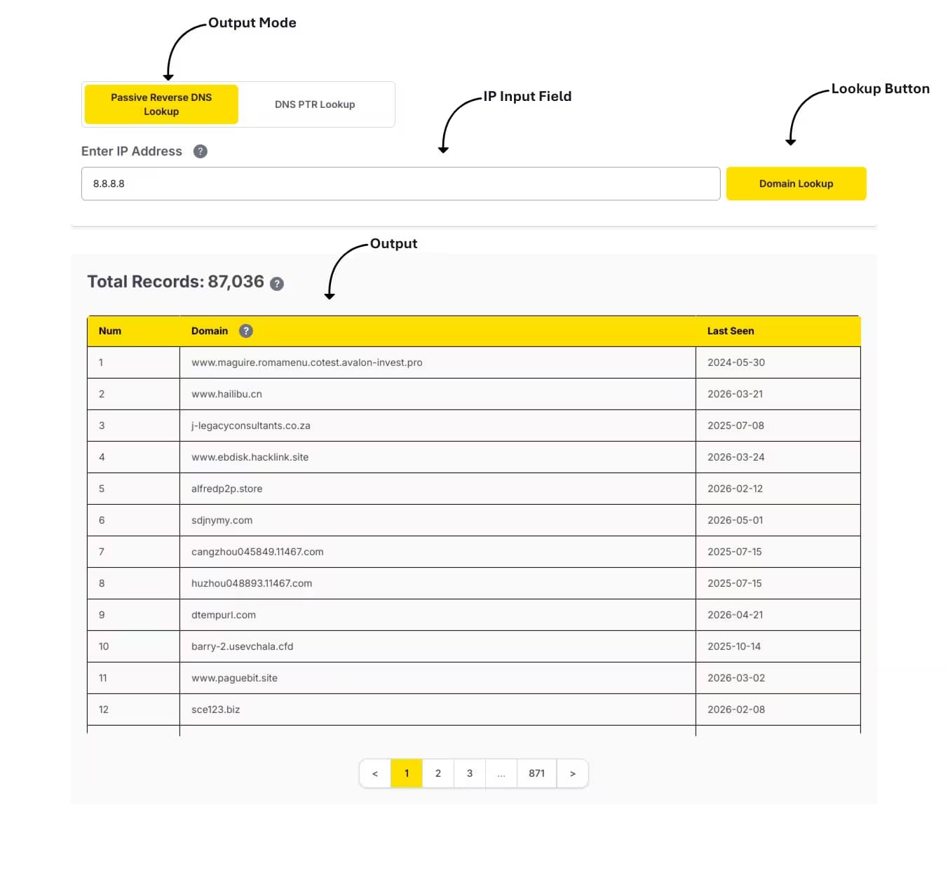 How to use the IP to Domain tool?