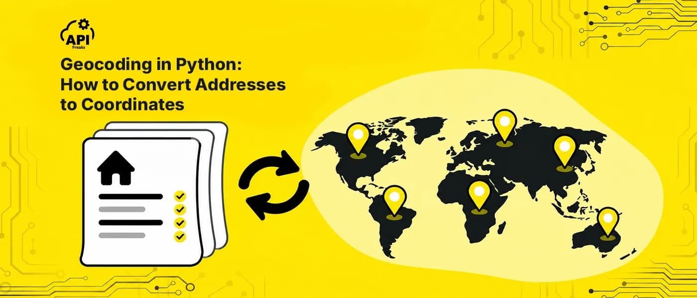 Geocoding in Python converting a street address into latitude and longitude coordinates